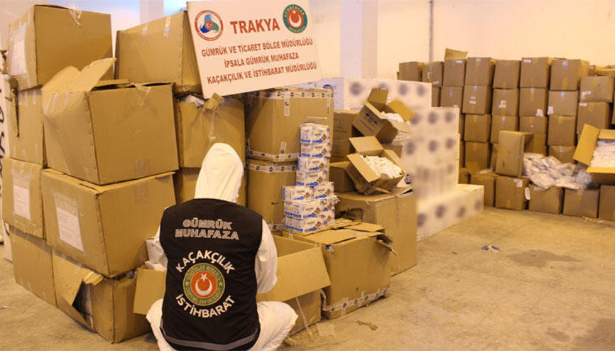 İpsala Gümrük Kapısında koronavirüs operasyonu