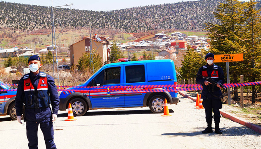 Konyada 1 mahalle karantinaya alındı