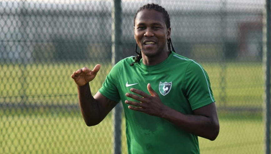 Denizlisporda Rodallega sıkı çalışıyor
