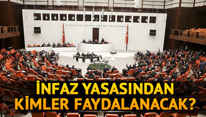 Af yasası son dakika kimler tahliye olacak İnfaz yasasından kimler yararlanıyor