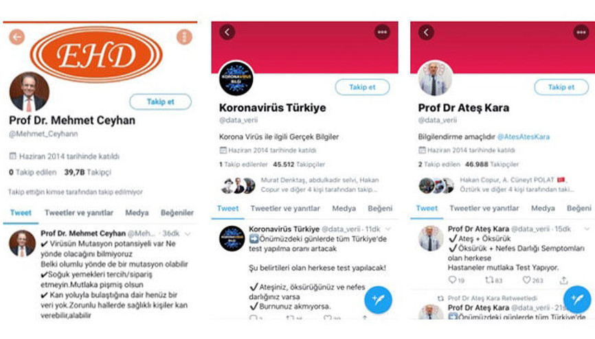 Bilim Kurulu üyeleri, sahte hesaplardan dertli