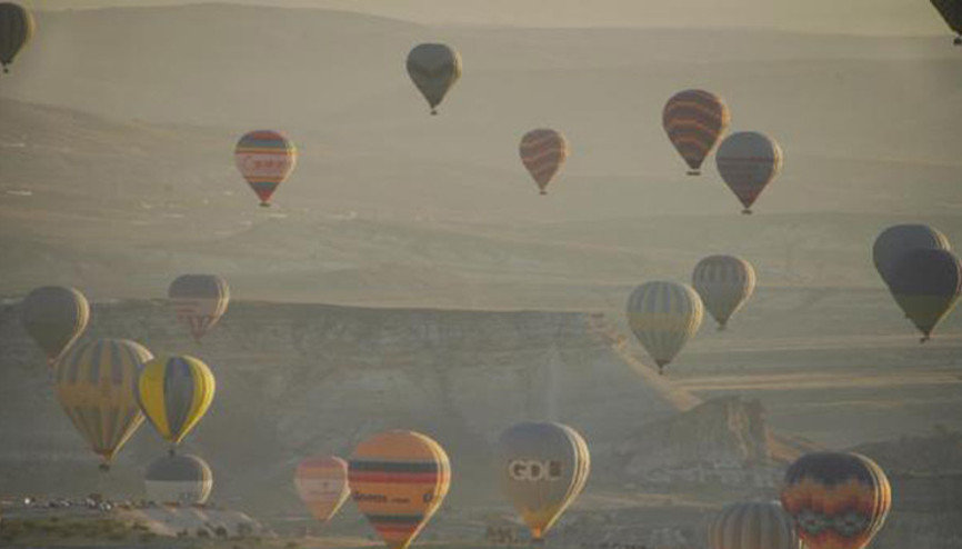 Kapadokyada balon turları 1 Temmuza kadar yapılamayacak
