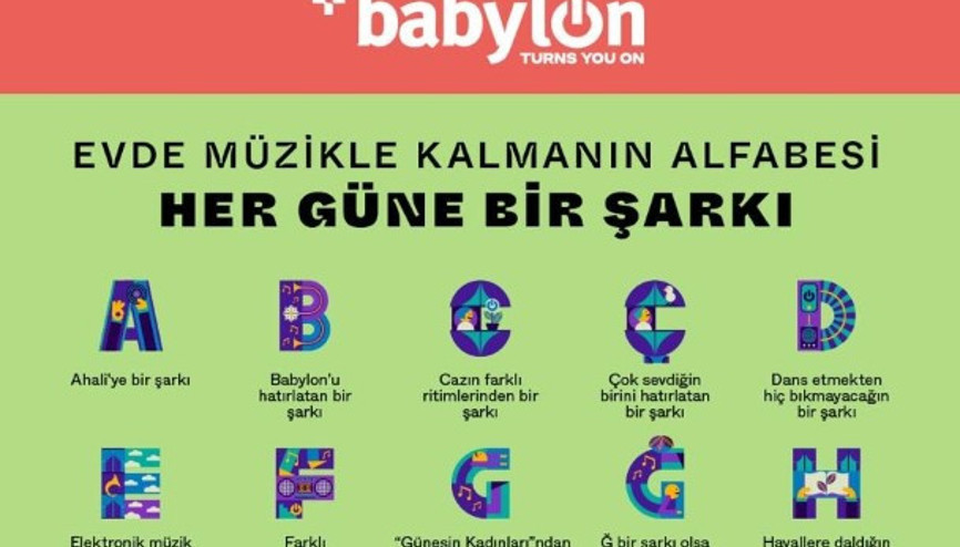 Babylon’dan “Evde Müzikle Kalmanın Alfabesi”