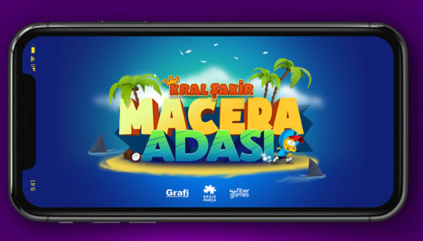 Kral Şakir: Macera Adası telefonlara geldi