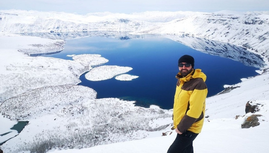 Nemrut Dağının zirvesinde muhteşem manzara