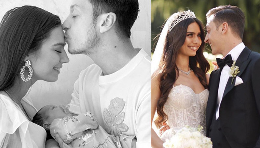 Mesut Özil ve eşi Amine Gülşenin kızları Edaya 5 milyonluk reklam teklifi