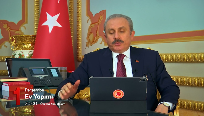 Meclis Başkanı, ev yapımı dizisine konuk oluyor