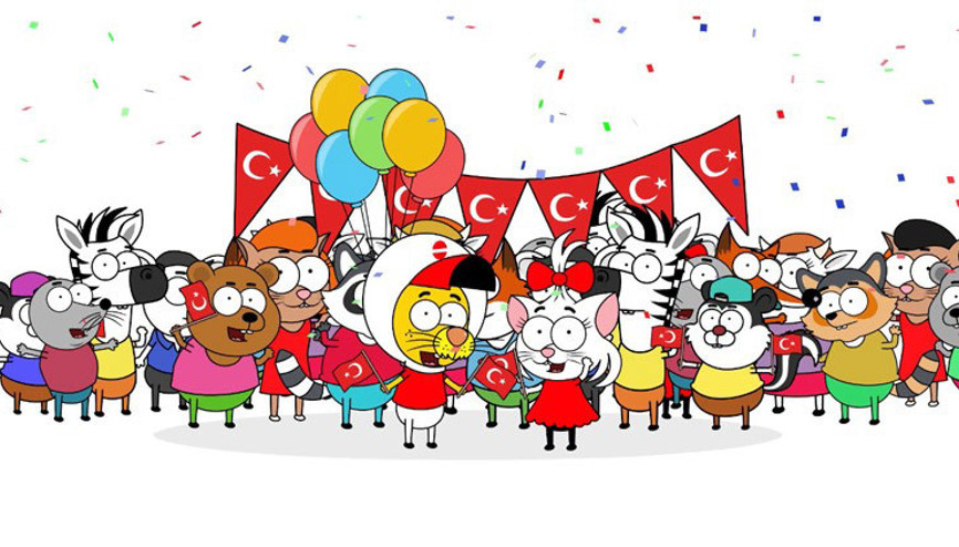 Yerli çizgi film Kral Şakirden 23 Nisan şarkısı