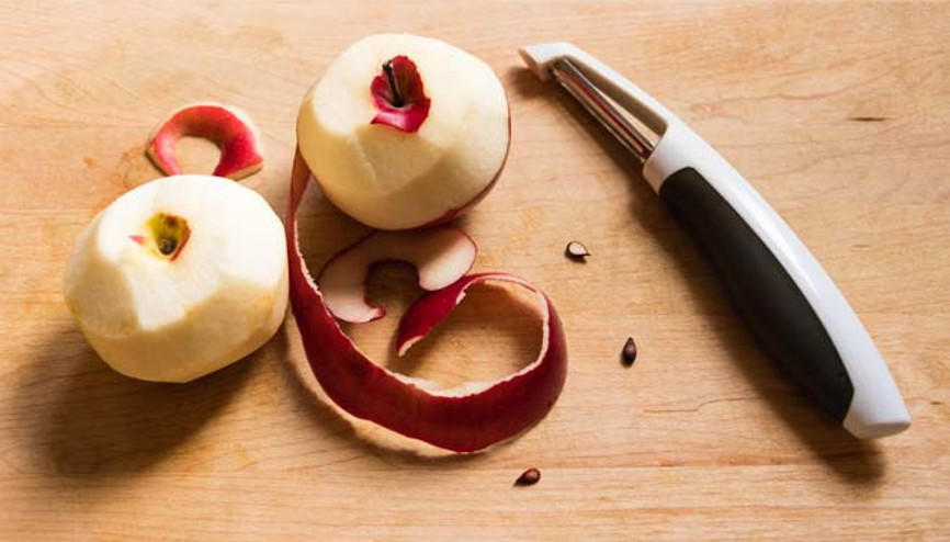 Elma kabuğunu kullanmanın 4 farklı yolu