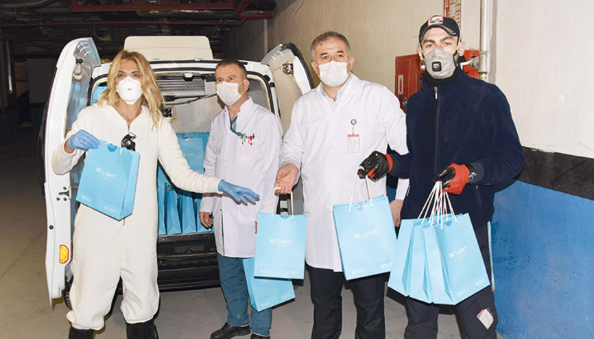 Şeyda Coşkun akşam nöbetinde