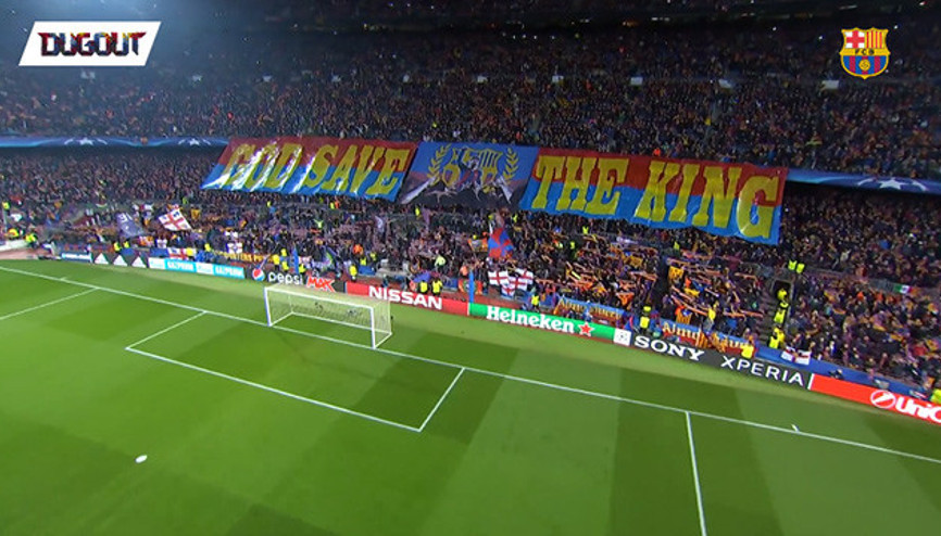Camp Nou Stadında büyüleyici anlar