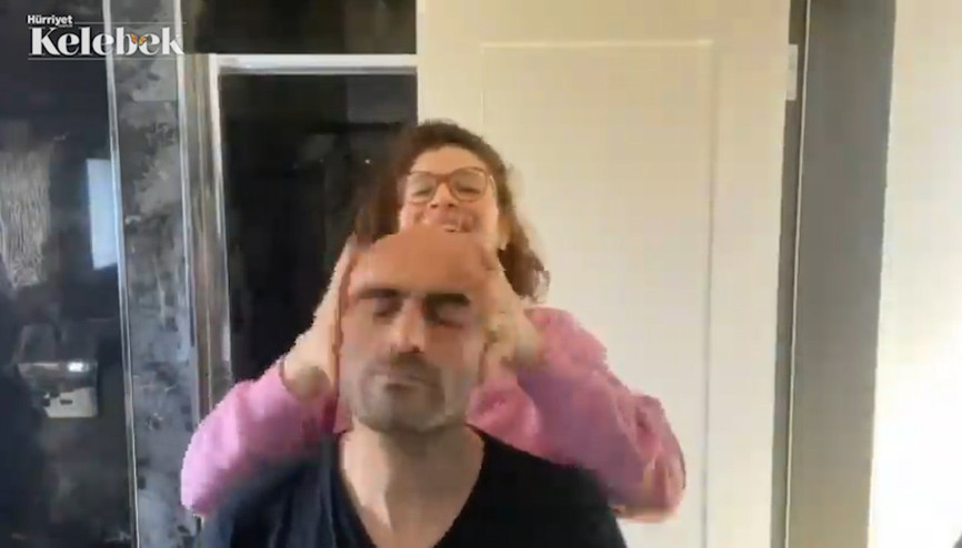 Alper Kuldan eğlenceli traş videosu paylaşımı