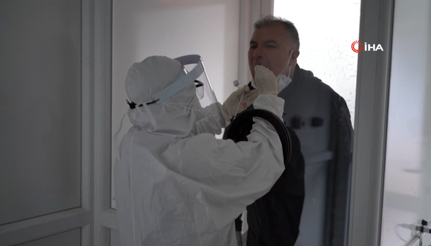 Corona virüs testleri böyle yapılıyor