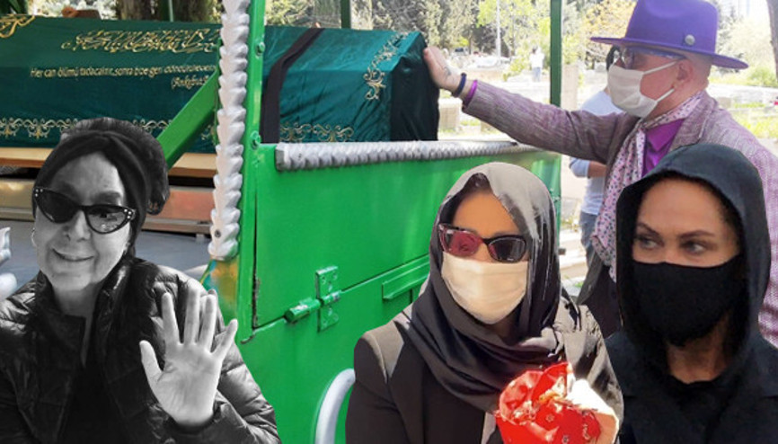 Sibel Can, Hülya Avşar... Nur Yerlitaş gözyaşları içerisinde son yolculuğuna uğurlandı