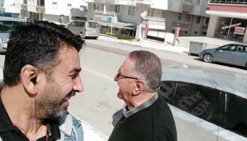 Sokağa çıkan babasını Seni ihbar ederim diyerek eve gönderdi