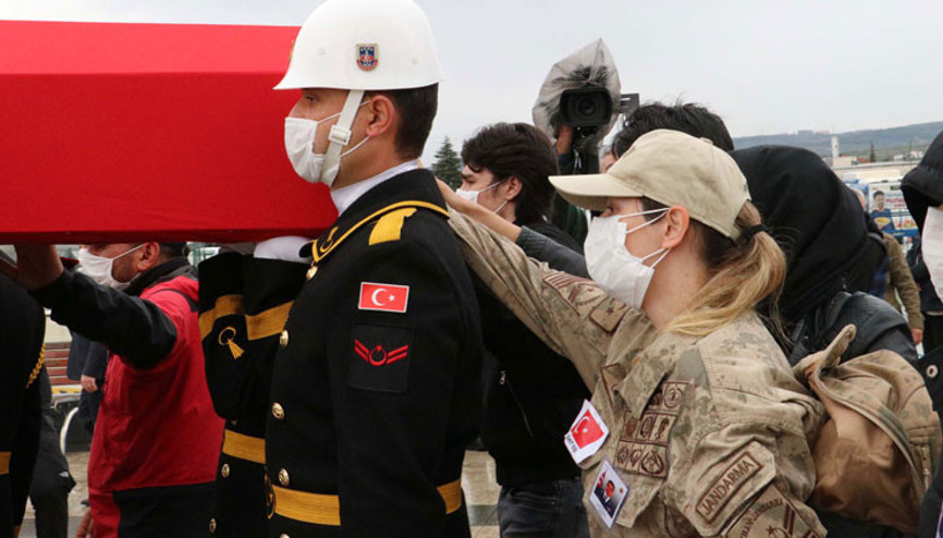 Cansız bedenine 44 gün sonra ulaşılmıştı Şehit eşine böyle veda etti...