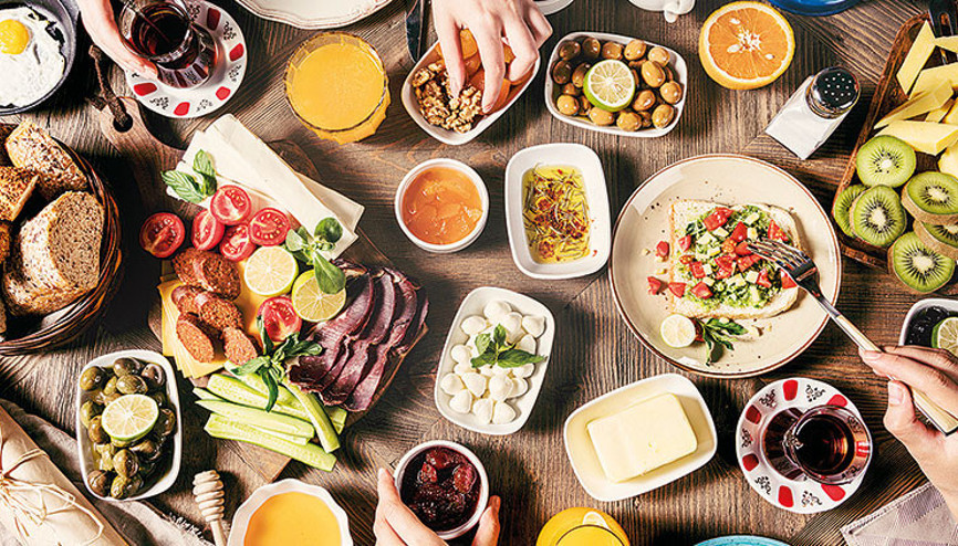 Serpme değil ambalajlı kahvaltı