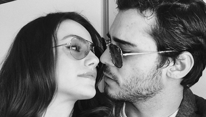 Dilan Telkök ve eşi Berkay Hardaldan aşk pozu