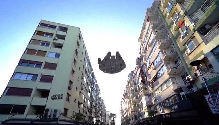 Konak Belediyesi, Dünya Star Wars Günü için dijital efektli klip hazırladı Konak Belediyesi, Dünya Star Wars Günü için dijital efektli klip hazırladı