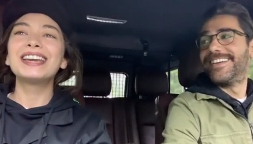 Neslihan Atagül ve eşi Kadir Doğulu düet yaptı