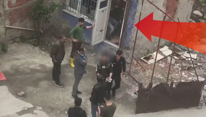 Taciz iddiası mahalleyi karıştırdı Esnaf barakaya hepsini kilitledi...