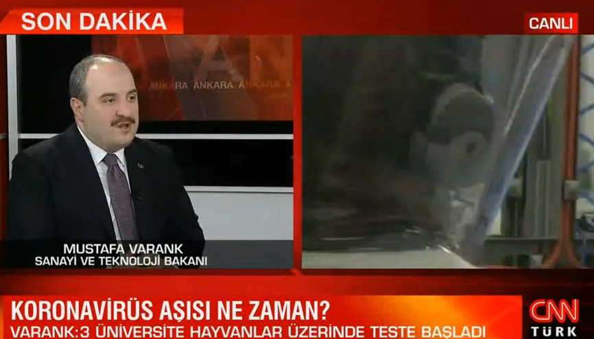 Sanayi ve Teknoloji Mustafa Varank, korona virüs aşısı hakkında bilgi verdi