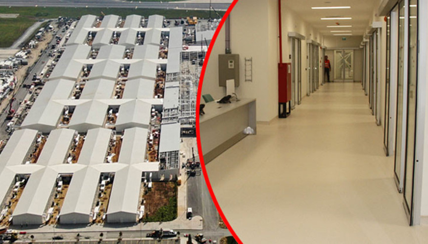 Cumhurbaşkanı Erdoğanın talimatıyla yapımına başlanmıştı İşte Pandemi Hastanesi