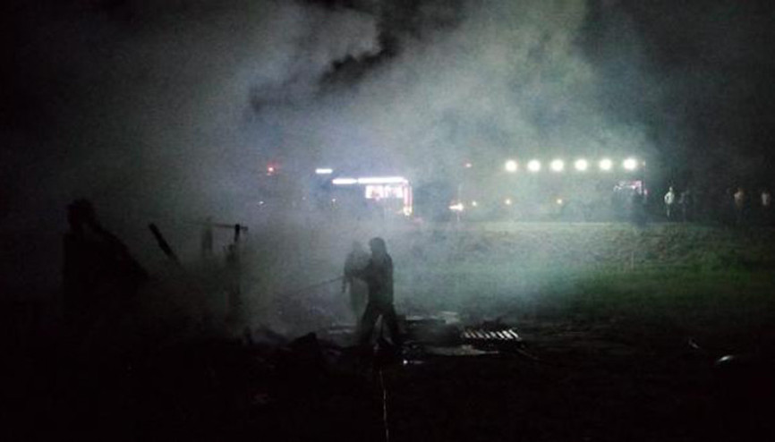 Kümeste yangın çıktı; 30 hayvan telef oldu
