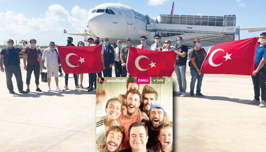Acun’un jeti topladı, THY tahliye etti