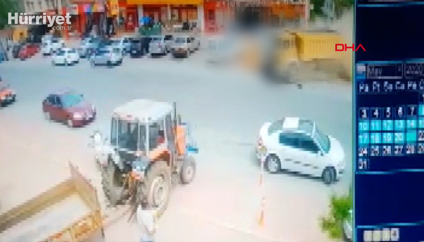 Kayseride freni patlayan kamyon 4 araca çarptı: 5 yaralı