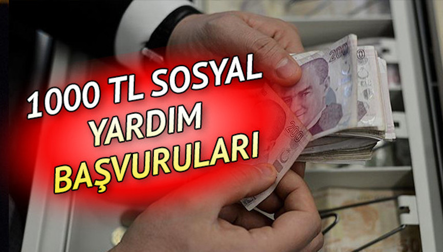 1000 TL sosyal yardım başvurusu nasıl yapılır Pandemi sosyal destek başvuru sonuç sorgulama