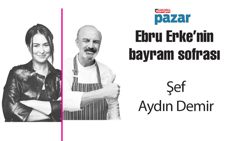 Ebru Erkenin bayram sofrasında sırada terbiyeli etli enginar var