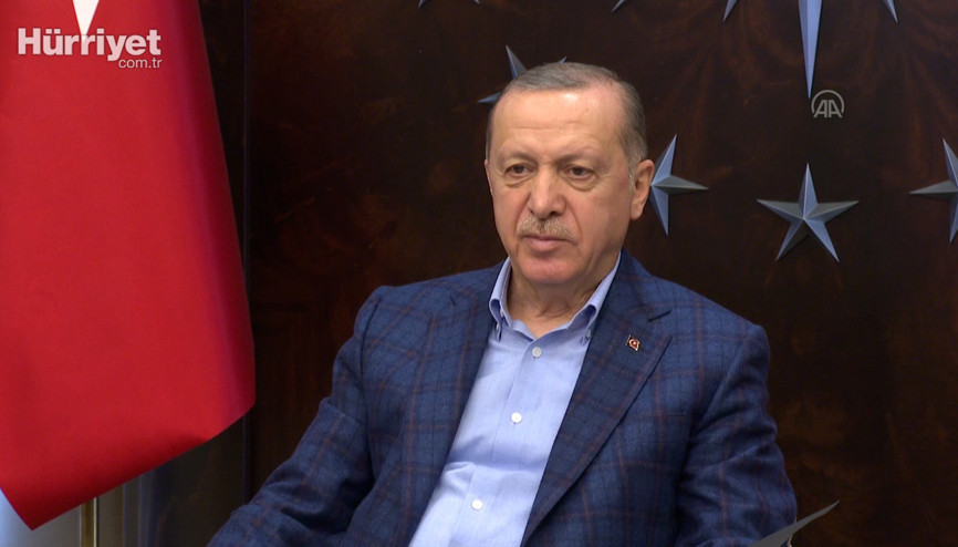 Cumhurbaşkanı Erdoğan, AK Parti İstanbul İl Teşkilatı toplantısına video konferans yöntemiyle katıldı