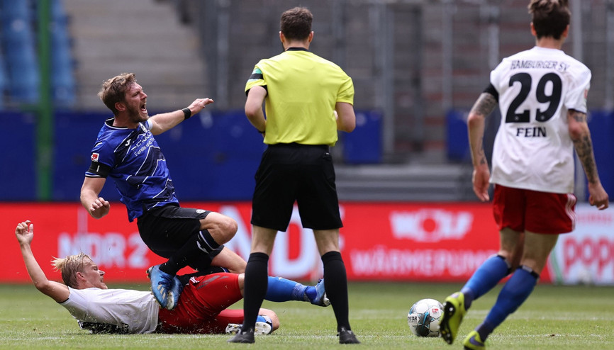 Zirvedekilerden gol sesi çıkmadı Arminia Bielefeld, Hamburgtan 1 puanla döndü...