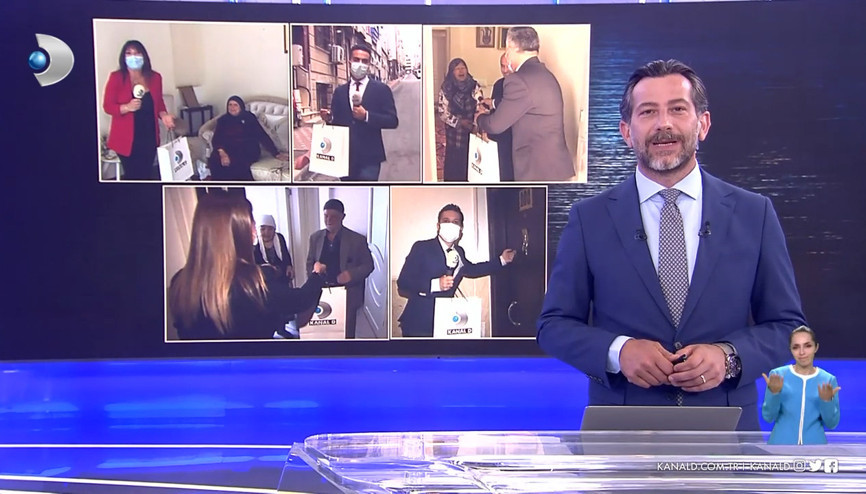 KANAL D HABER ekibinden büyüklere bayram sürprizi