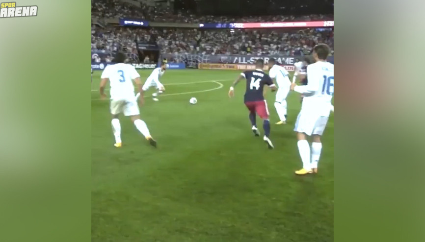Hakem kamerasından Real Madrid - MLS Karması maçı aksiyonları