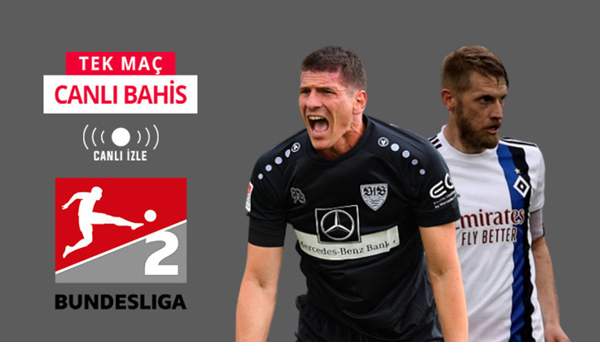 2. Bundesligada zirve yarışı CANLI YAYINDA Stuttgarta verilen iddaa oranı...