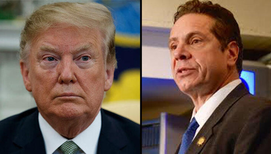 ABD Başkanı Trump ve New York Valisi Cuomo Beyaz Sarayda görüştü