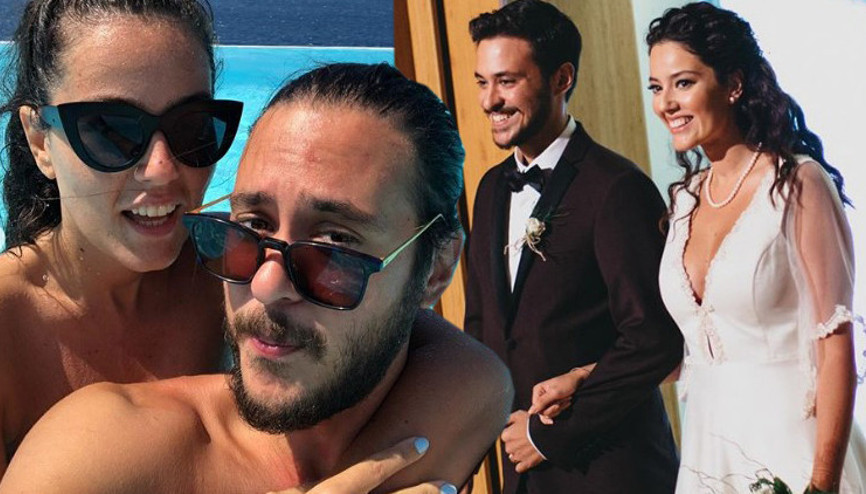 Pelin Akilden romantik mesaj:  Babalığına, kocalığına her gün daha da vuruluyorum