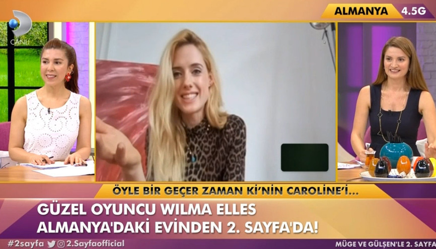 2. sayfaya konuk olan Wilma Elles, samimi açıklamalarda bulundu.