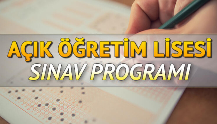 AÖL 2. dönem sınavları ne zaman Açık öğretim lise sınavı ne zaman