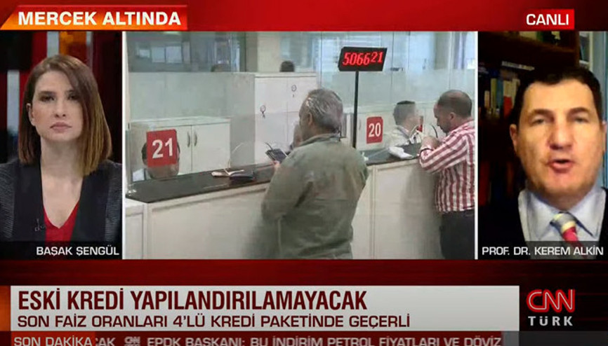 Son dakika... Prof. Dr. Kerem Alkin CNN TÜRKte açıkladı Kredi fırsatçılığına dikkat Son dakika... Prof. Dr. Kerem Alkin CNN TÜRKte açıkladı Kredi fırsatçılığına dikkat