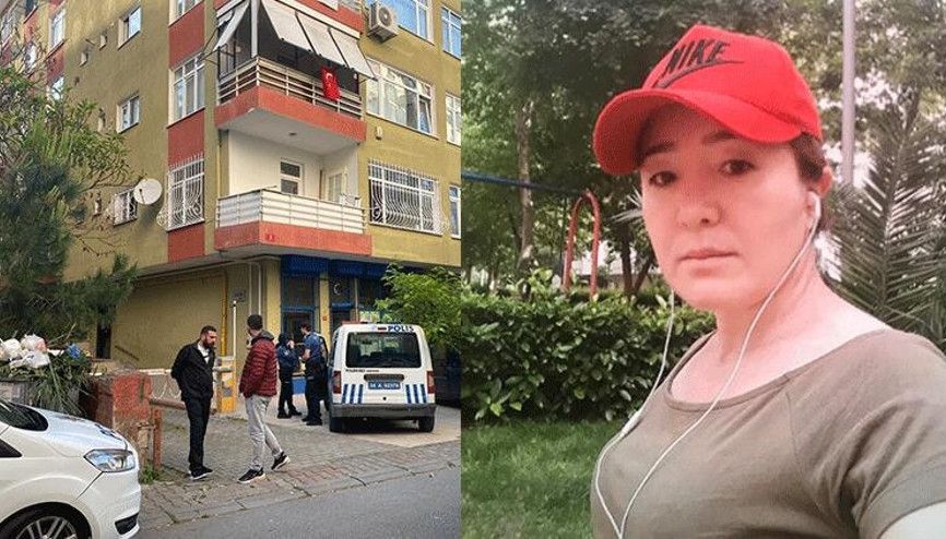 Polis gelene kadar başında bekledi
