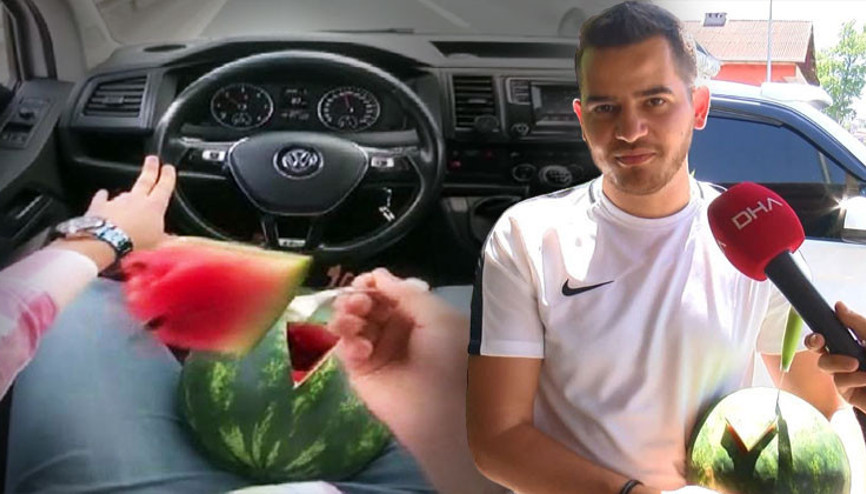 İnsanların hayatını tehlikeye sokan karpuzlu  maganda konuştu: Gaza geldim