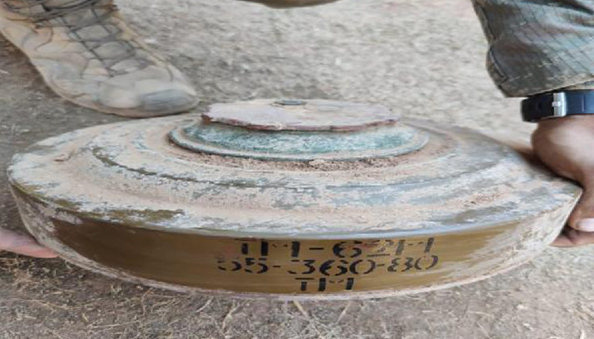 MSB: PKK/YPGnin, Barış Pınarı bölgesinde tuzakladığı antitank mayını imha edildi