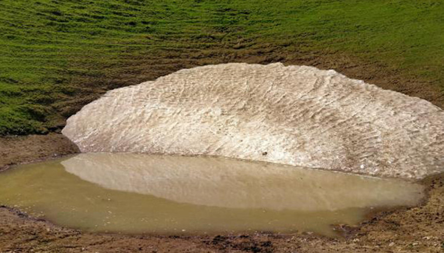 Su verilen Dipsiz Göl doluyor