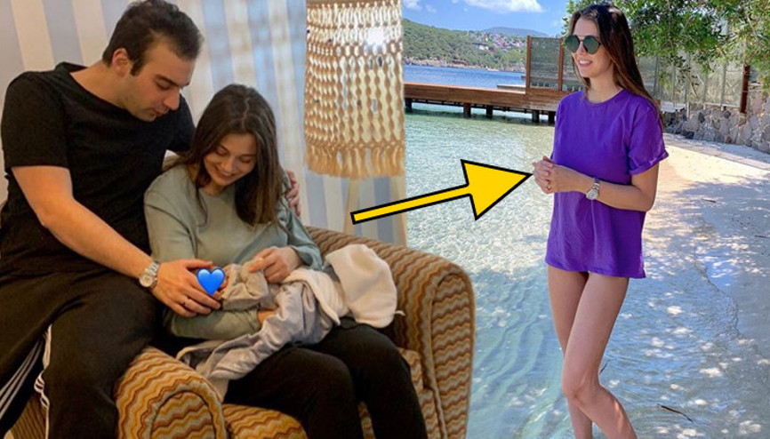Kim der ki 2 ay önce doğum yaptı... Sezgi Sena Akay görüntüsüyle şaşırttı