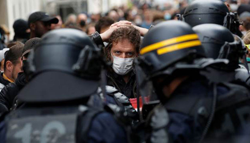 Fransada protestolarda gerginlik Birçok kişi gözaltına alındı