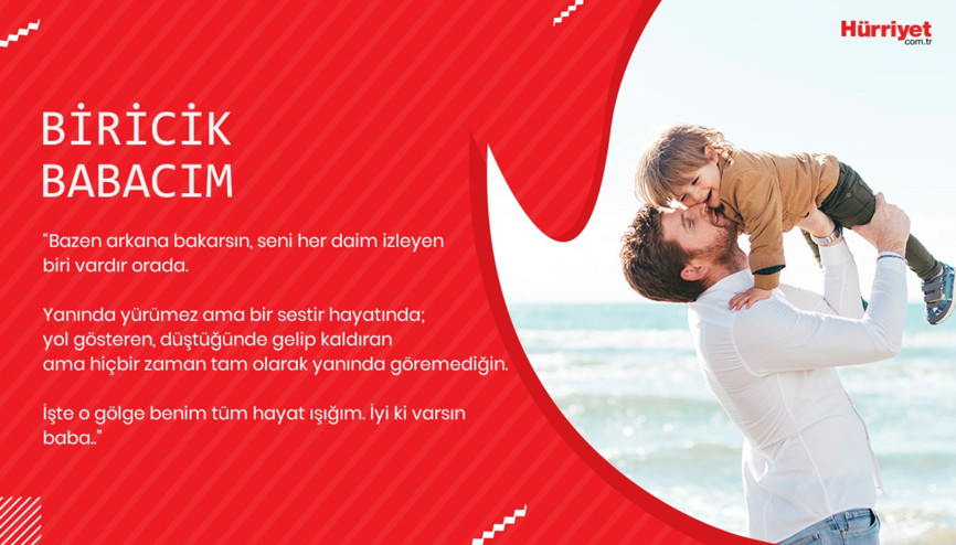 En güzel en özel resimli babalar günü mesajları