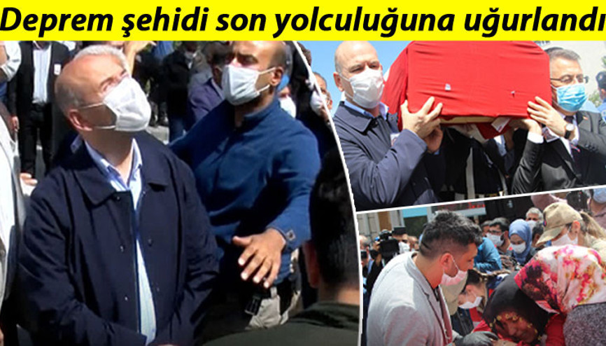 Kısa süreli panik yaşandı Cenaze namazı öncesi deprem anları... Kısa süreli panik yaşandı Cenaze namazı öncesi deprem anları...